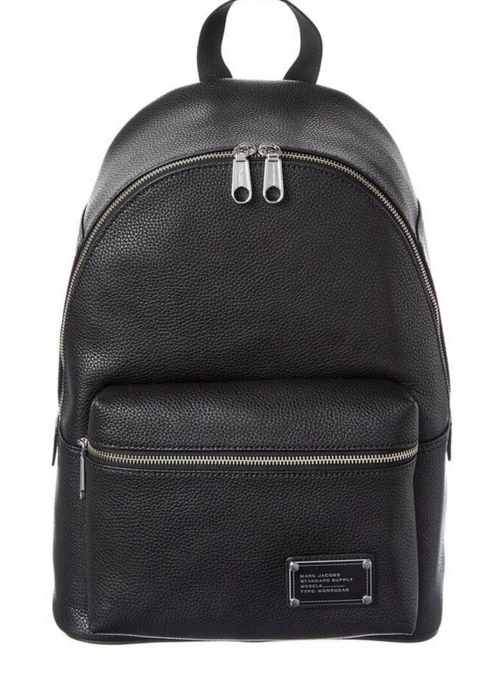 Marc Jacobs Black Pebbled Leather Everyday Backpack